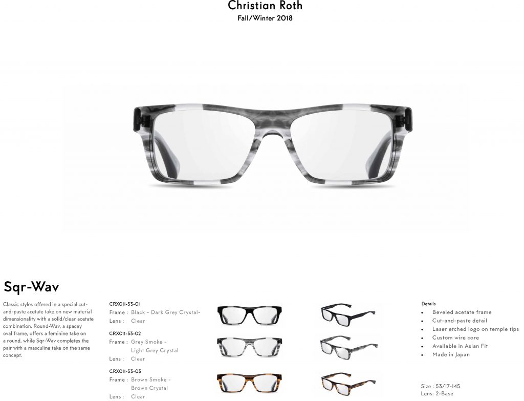 Opticalnet - Christian Roth Fall-Winter 2018 -10